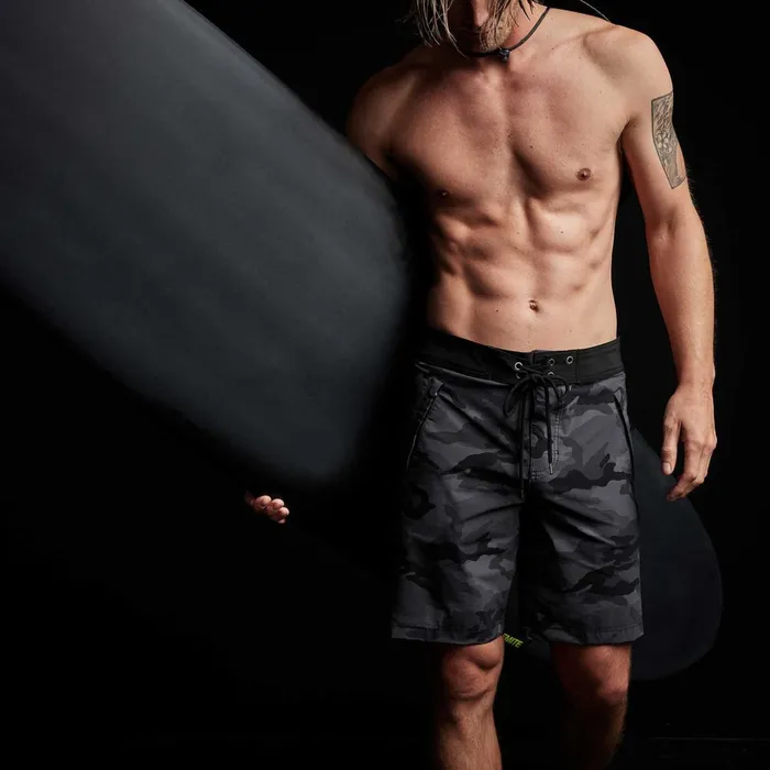 James Perse Shorts Camo Zip Pocket Boardshort Black Sea Camoblack 8211 Men
