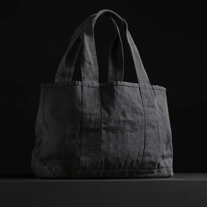James Perse Tote Bags Classic Mini Canvas Tote Black 8211 MenWomen