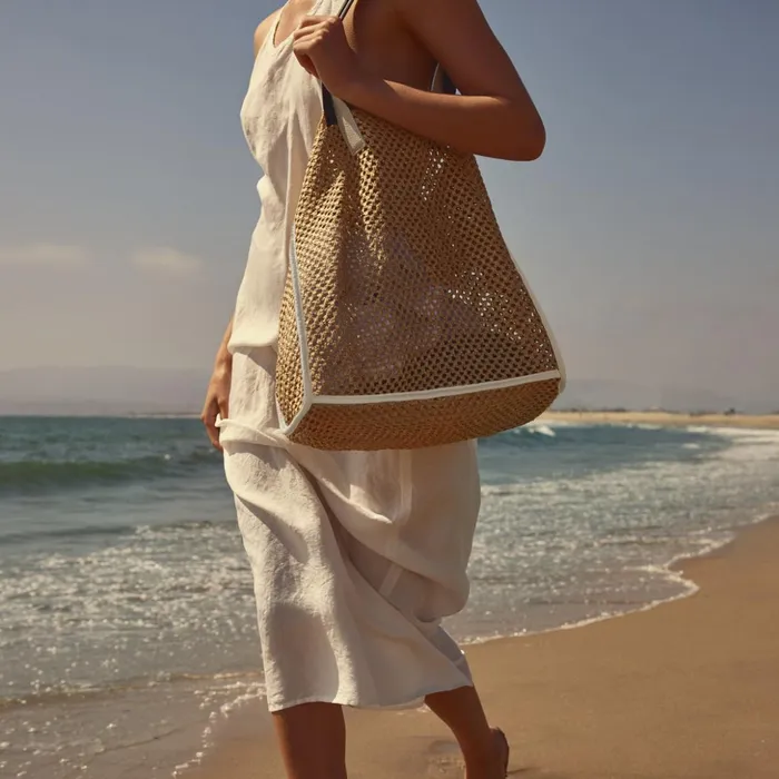 James Perse Tote Bags Raffia Tote Natural 8211 Women