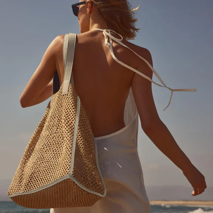 James Perse Tote Bags Raffia Tote Natural 8211 Women