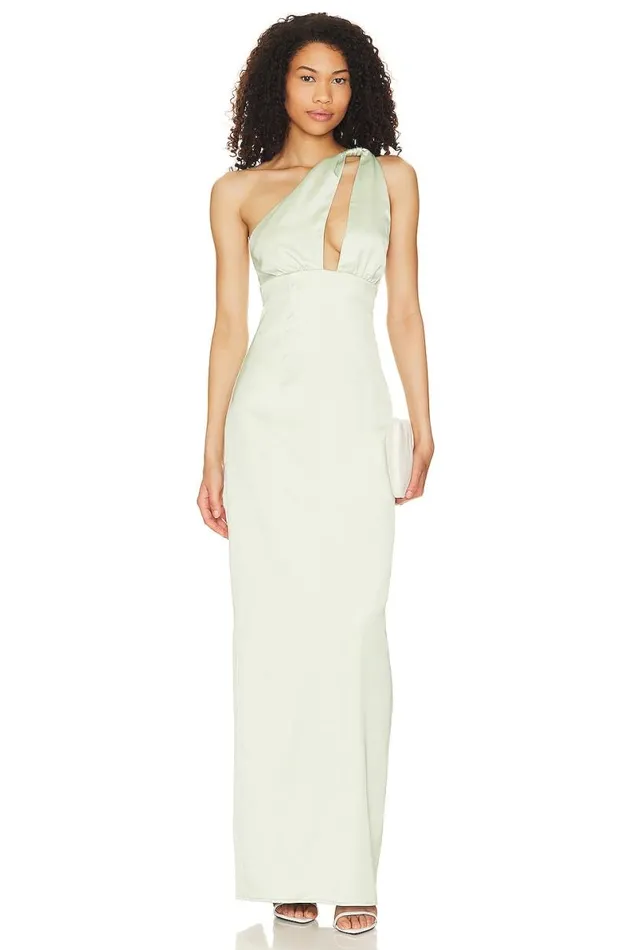 Jolene Gown Sage Green Women Lovers and Friends Dresses