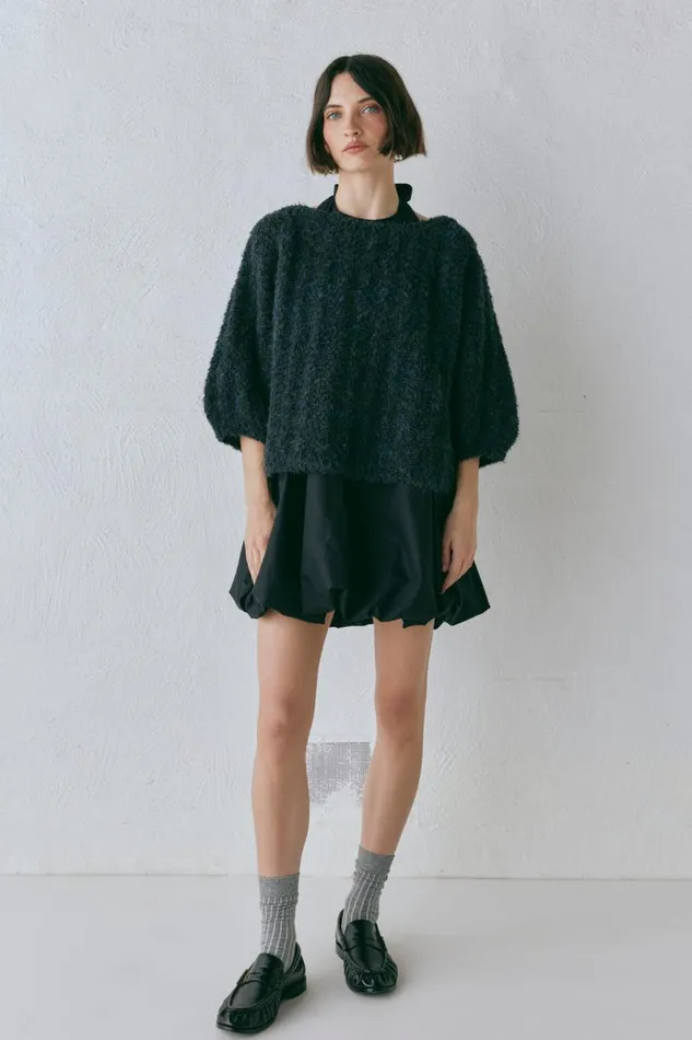 JumpersSweaters Women VRG GRL Mina Knit Jumper Marle