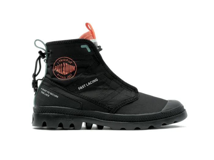 Kids Boots PALLADIUM PAMPA TRAVEL LITE RS Black