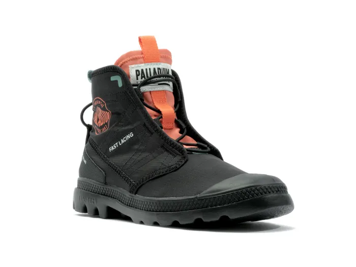 Kids Boots PALLADIUM PAMPA TRAVEL LITE RS Black Kids Boots PALLADIUM PAMPA TRAVEL LITE RS Black