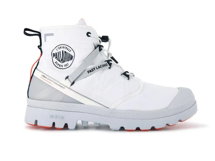 Kids Boots PALLADIUM PAMPA TRAVEL LITE WATERPROOF Star White