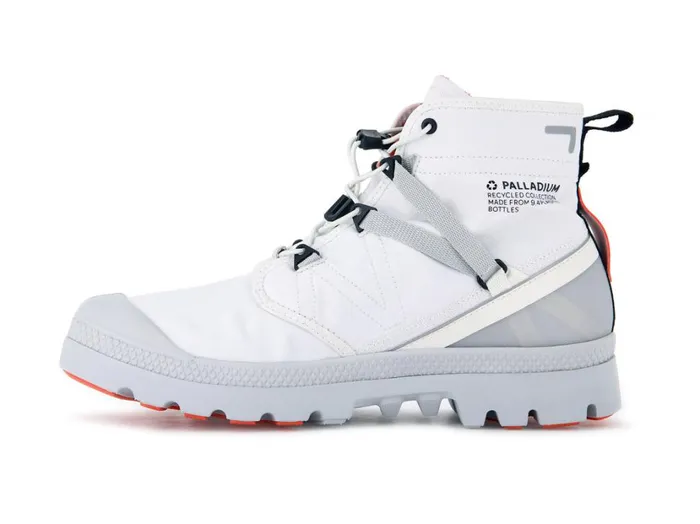 Kids Boots PALLADIUM PAMPA TRAVEL LITE WATERPROOF Star White Kids Boots PALLADIUM PAMPA TRAVEL LITE WATERPROOF Star White