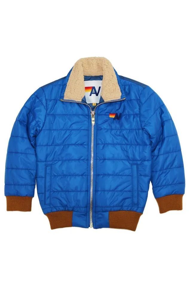 Kids Outerwear Aviator Nation All Seasons Jacket 8211 Snorkel Blue
