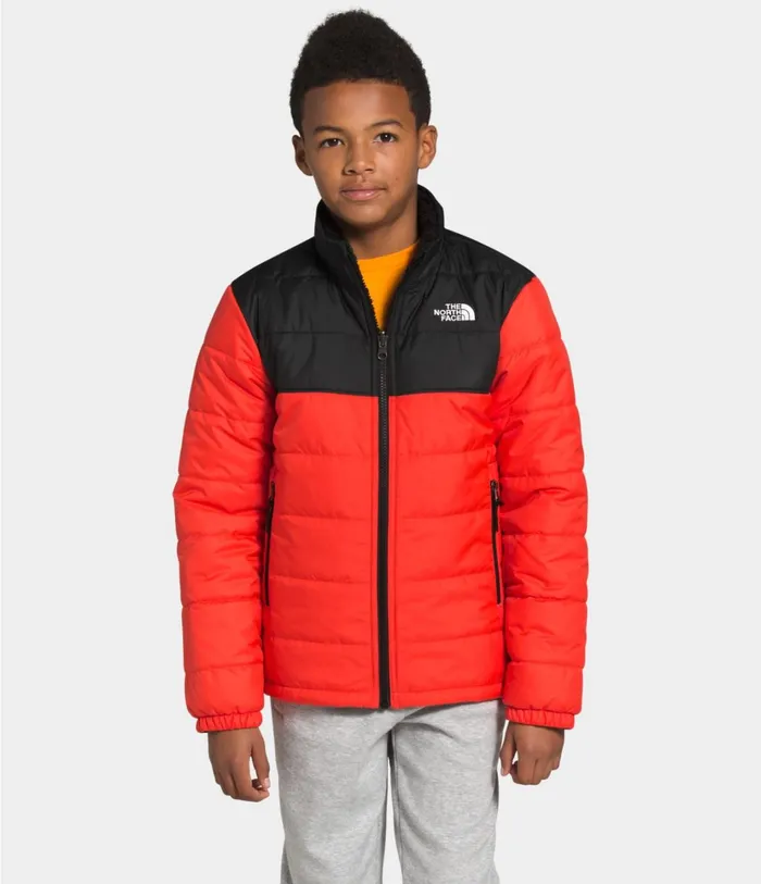 Kids Reversible Mount Chimborazo Jacket Flare Orange The North Face Jackets and Vests Kids Reversible Mount Chimborazo Jacket Flare Orange The North Face Jackets and Vests