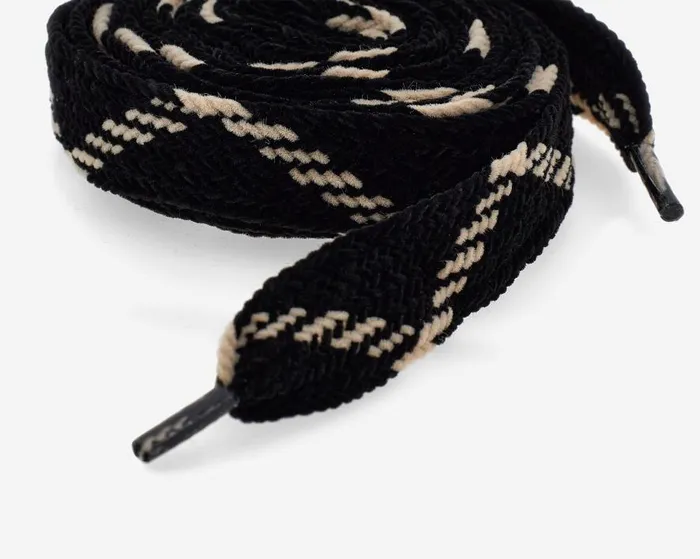 Laces and Accessories WomensMens P448 Shoelaces BlackNatural