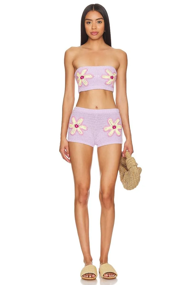 Leah Starfish Short Lavender Women Lovers and Friends Shorts