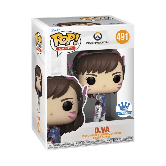 Limited Edition Overwatch DVa Pop and Bag Bundle Unisex Loungefly Backpacks