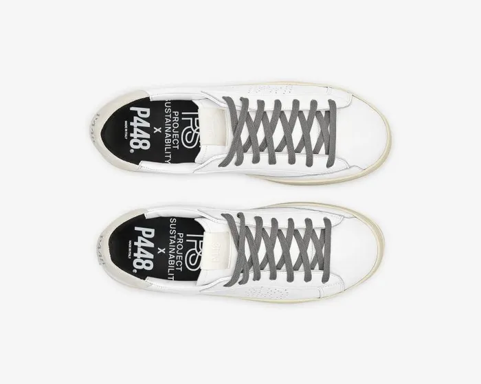 Low Tops Mens P448 John Recycled White