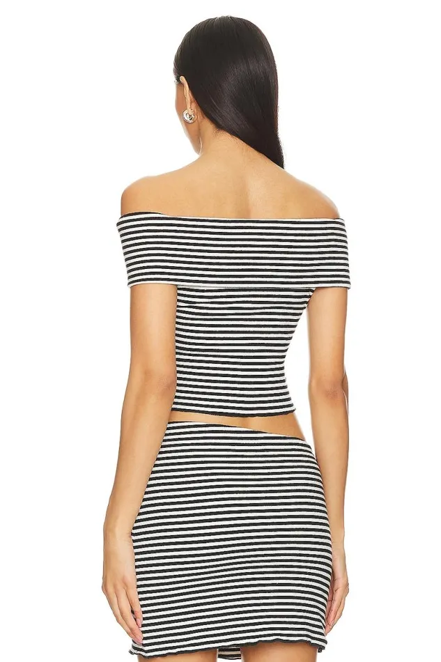 Luna Top Black and White Women Lovers and Friends Tops