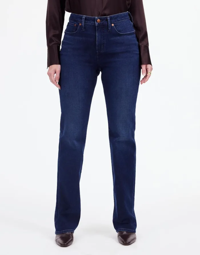 Madewell Curvy Kick Out FullLength Jeans In Kingston Wash Kingston Wash Women Jeans