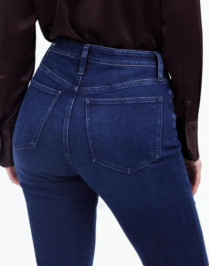 Madewell Curvy Kick Out FullLength Jeans In Kingston Wash Kingston Wash Women Jeans