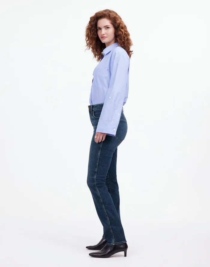 Madewell Curvy Stovepipe Jeans Deming Wash Women Jeans