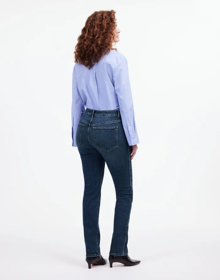 Madewell Curvy Stovepipe Jeans Deming Wash Women Jeans