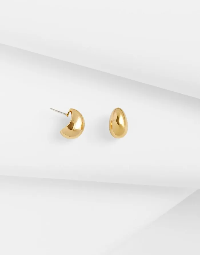 Madewell DemiFine Droplet Statement Earrings 14k Gold Women Jewelry