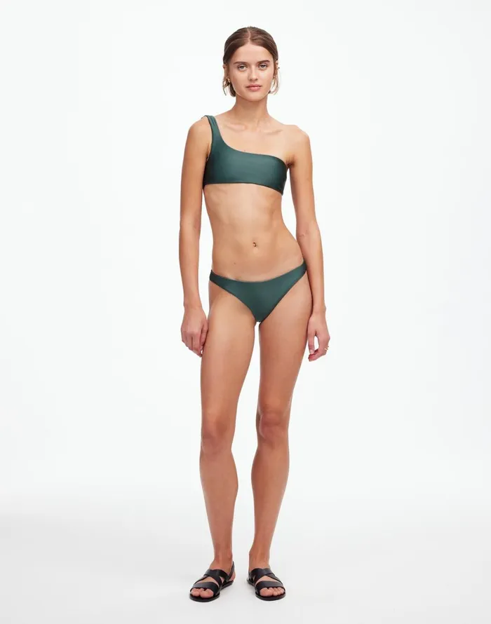 Madewell Jade Swim Most Wanted Bikini Bottom Hunter Sheen Women Swim