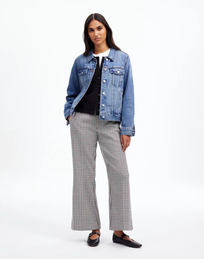Madewell Kick Out Crop Pants In Stretch Twill Aroma Women Pants