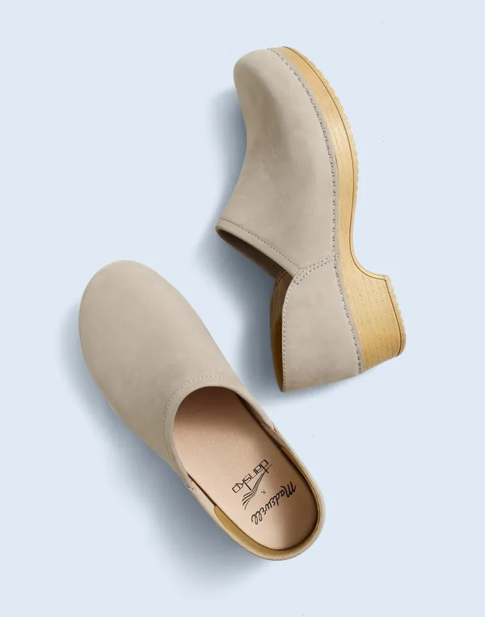 Madewell Madewell X Dansko Brenna Clogs Grey Women Heels