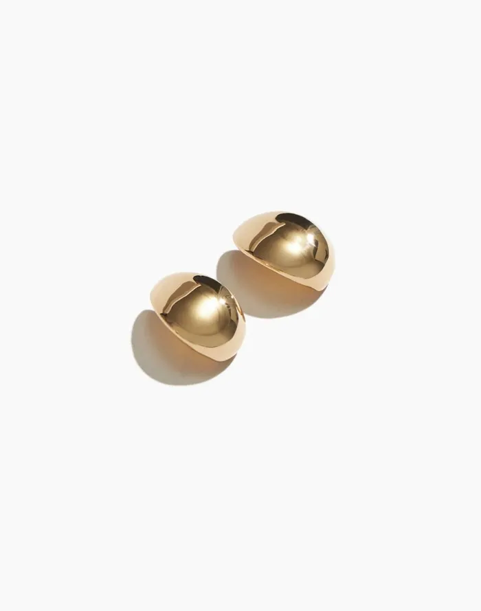 Madewell Maslo Jewelry Gold Huggie Earrings Gold Women Jewelry