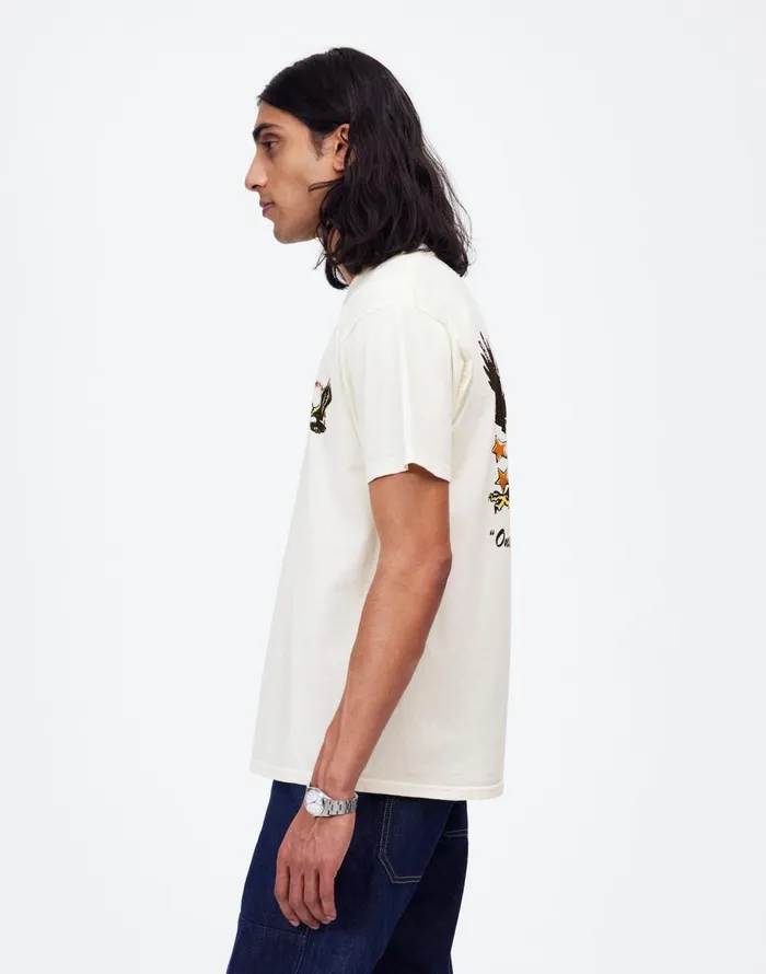 Madewell One Of These Days Screaming Eagle Graphic Tee Bone Men Tees