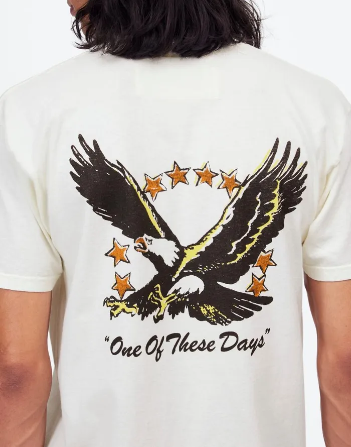 Madewell One Of These Days Screaming Eagle Graphic Tee Bone Men Tees