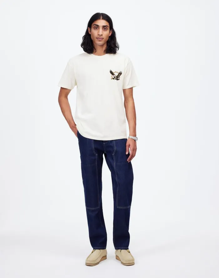 Madewell One Of These Days Screaming Eagle Graphic Tee Bone Men Tees