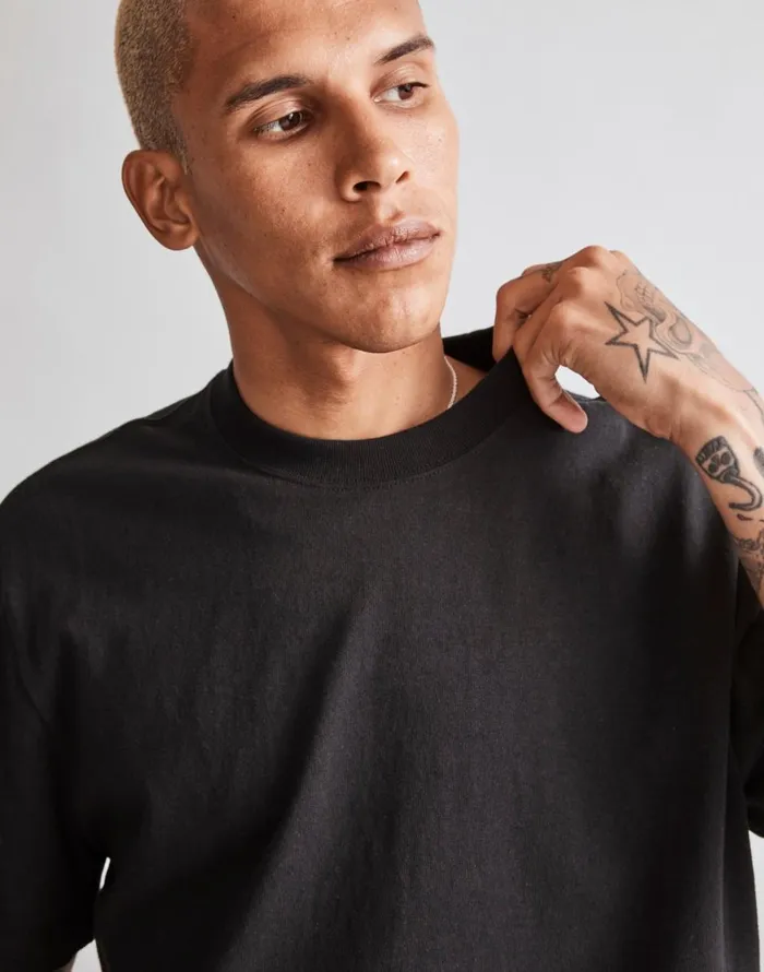 Madewell Relaxed Tee True Black Men Tees