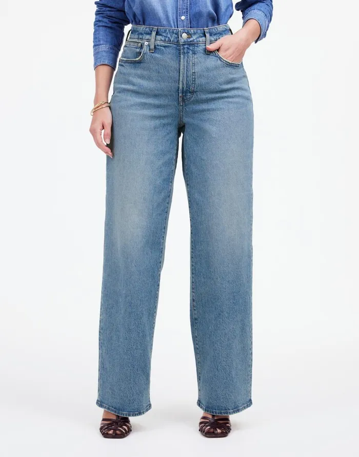 Madewell The Curvy Perfect Vintage WideLeg Jean Enmore Wash Women Jeans