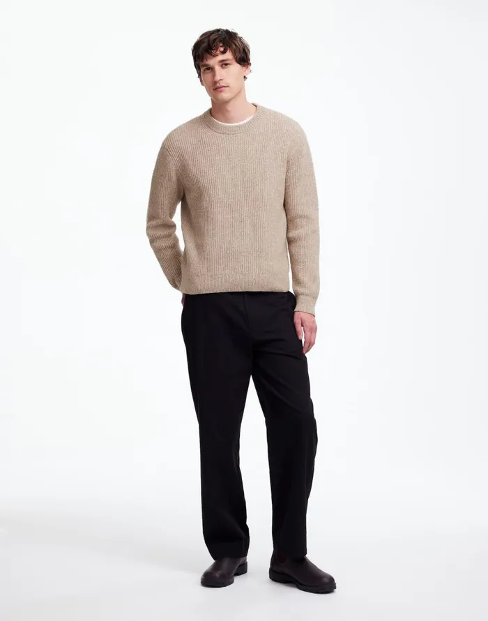 Madewell The Wyckoff Sweater Oatmeal Marl Men Sweaters