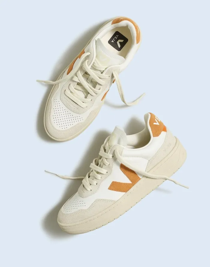 Madewell Veja V90 Sneakers Extra White Umber Women Sneakers
