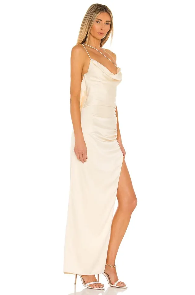 Maegan Gown Champagne Women Lovers and Friends Dresses