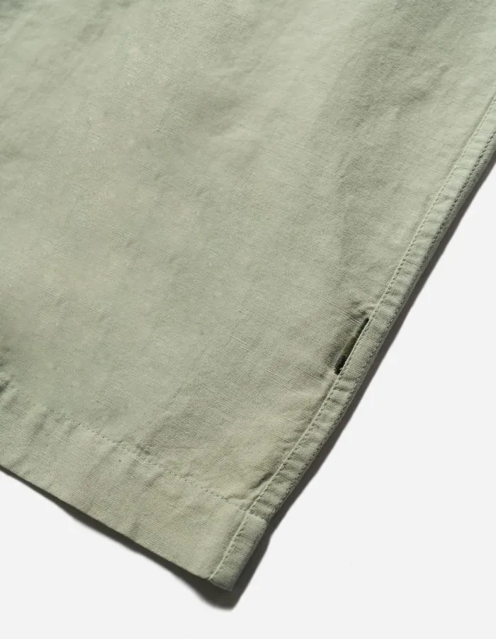 Maharishi Short Sleeve Shirts 5211 Hemp Camp Collar Shirt Sage 8211 Men Maharishi Short Sleeve Shirts 5211 Hemp Camp Collar Shirt Sage 8211 Men