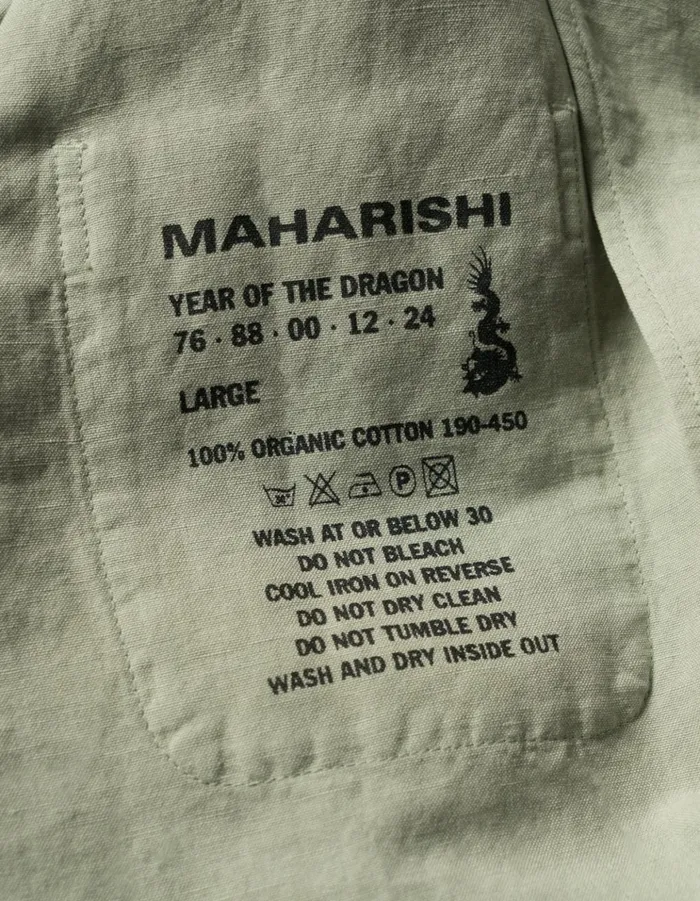 Maharishi Short Sleeve Shirts 5211 Hemp Camp Collar Shirt Sage 8211 Men Maharishi Short Sleeve Shirts 5211 Hemp Camp Collar Shirt Sage 8211 Men