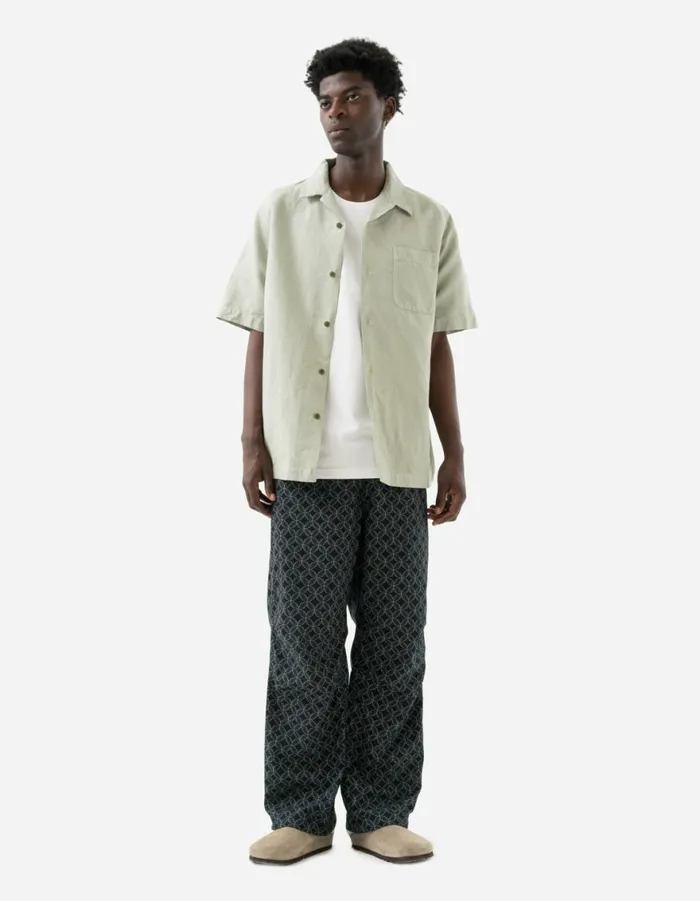 Maharishi Short Sleeve Shirts 5211 Hemp Camp Collar Shirt Sage 8211 Men Maharishi Short Sleeve Shirts 5211 Hemp Camp Collar Shirt Sage 8211 Men