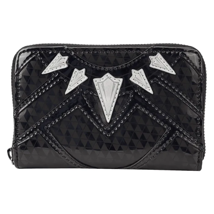 Marvel Metallic Black Panther Cosplay Zip Around Wallet Unisex Loungefly Bags and Wallets Marvel Metallic Black Panther Cosplay Zip Around Wallet Unisex Loungefly Bags and Wallets