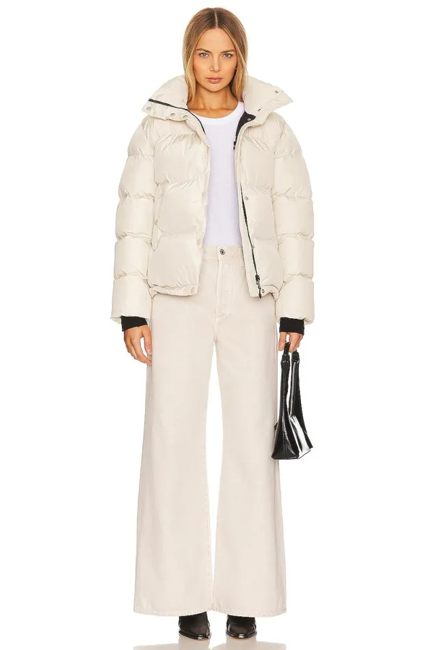 Maya Puffer Jacket Cream Women Lovers and Friends Jackets and Coats