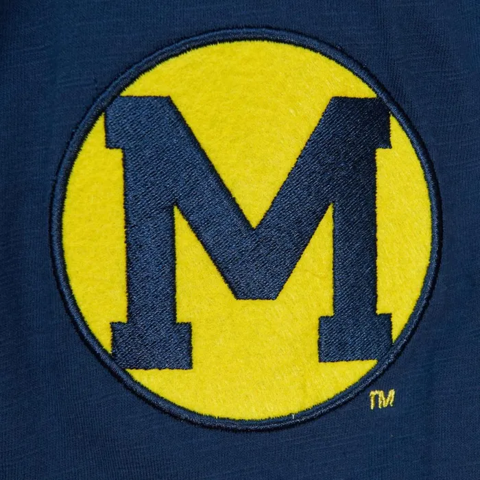 Men039s Collegiate Mitchell and Ness Legendary Slub Long Sleeve Hoodie University Of Michigan Men039s Collegiate Mitchell and Ness Legendary Slub Long Sleeve Hoodie University Of Michigan