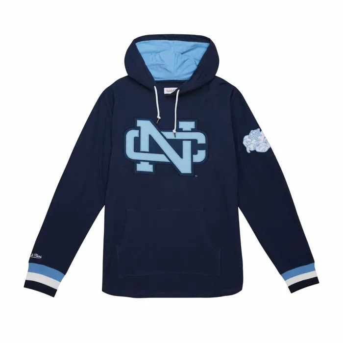 Men039s Collegiate Mitchell and Ness Legendary Slub Long Sleeve Hoodie University Of North Carolina Men039s Collegiate Mitchell and Ness Legendary Slub Long Sleeve Hoodie University Of North Carolina