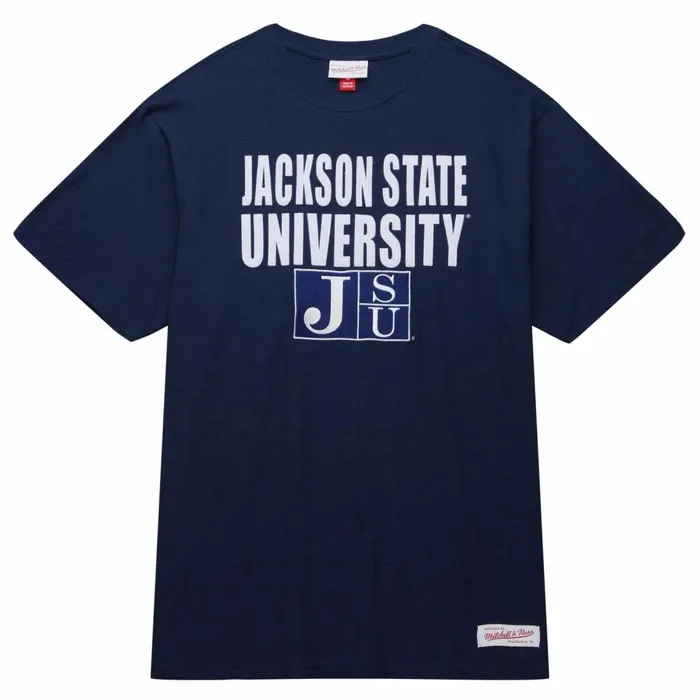 Men039s Collegiate Mitchell and Ness Legendary Slub SS Tee Jackson State University