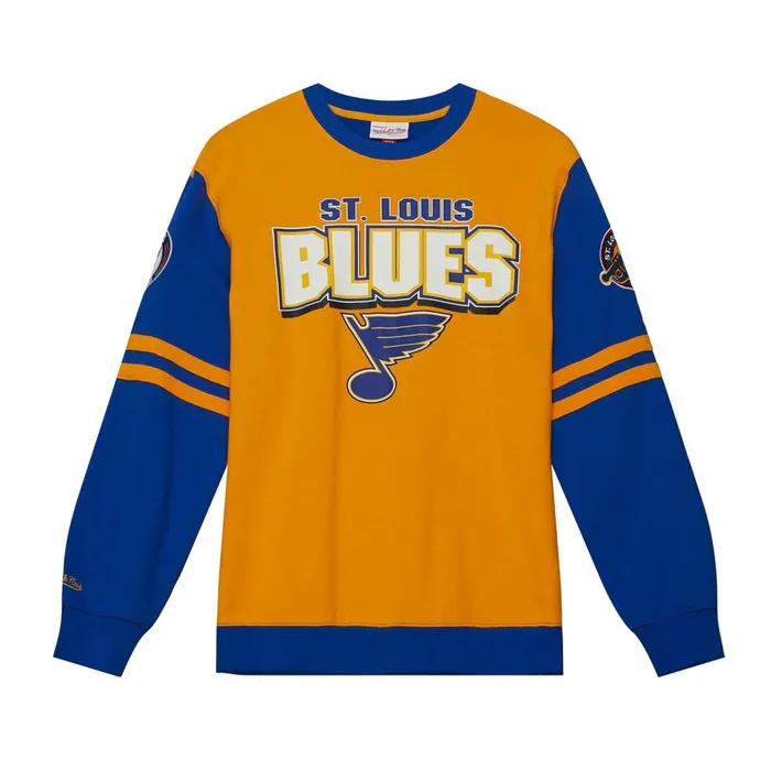 Men039s Hoodies and Sweatshirts Mitchell and Ness All Over Crew 20 St Louis Blues Men039s Hoodies and Sweatshirts Mitchell and Ness All Over Crew 20 St Louis Blues
