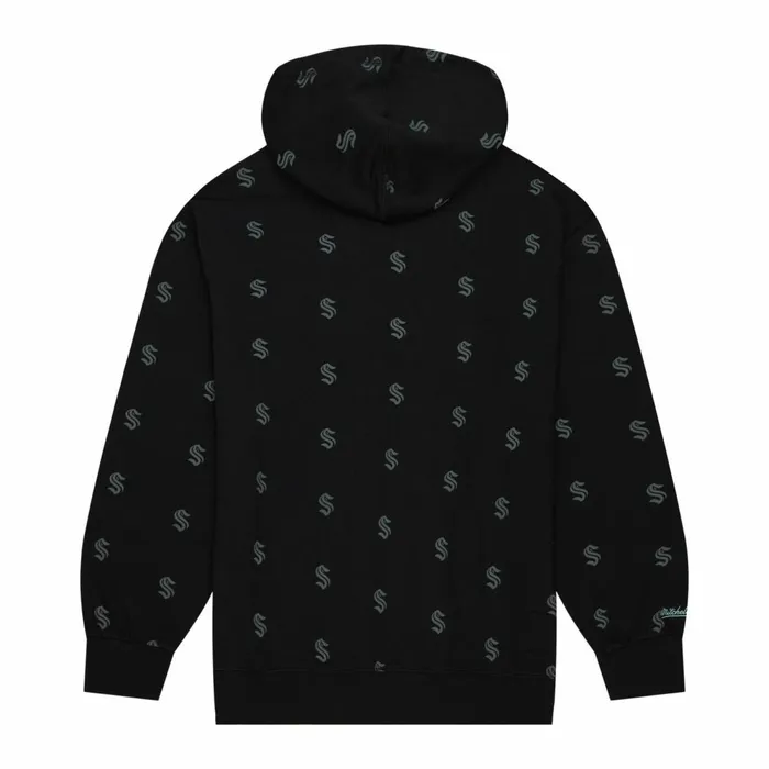 Men039s Hoodies and Sweatshirts Mitchell and Ness AOP Fleece Hoodie Seattle Kraken Men039s Hoodies and Sweatshirts Mitchell and Ness AOP Fleece Hoodie Seattle Kraken