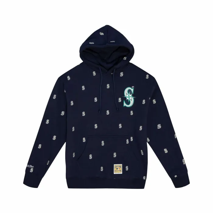 Men039s Hoodies and Sweatshirts Mitchell and Ness MLB Repeat Hoody Seattle Mariners Men039s Hoodies and Sweatshirts Mitchell and Ness MLB Repeat Hoody Seattle Mariners