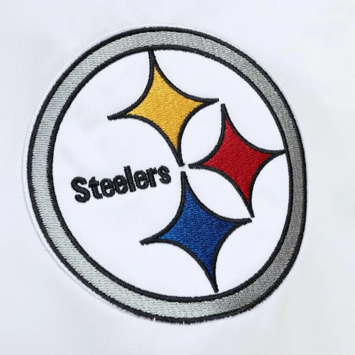 Men039s Jackets and Outerwear Mitchell and Ness City Collection Lightweight Satin Jacket Pittsburgh Steelers Men039s Jackets and Outerwear Mitchell and Ness City Collection Lightweight Satin Jacket Pittsburgh Steelers