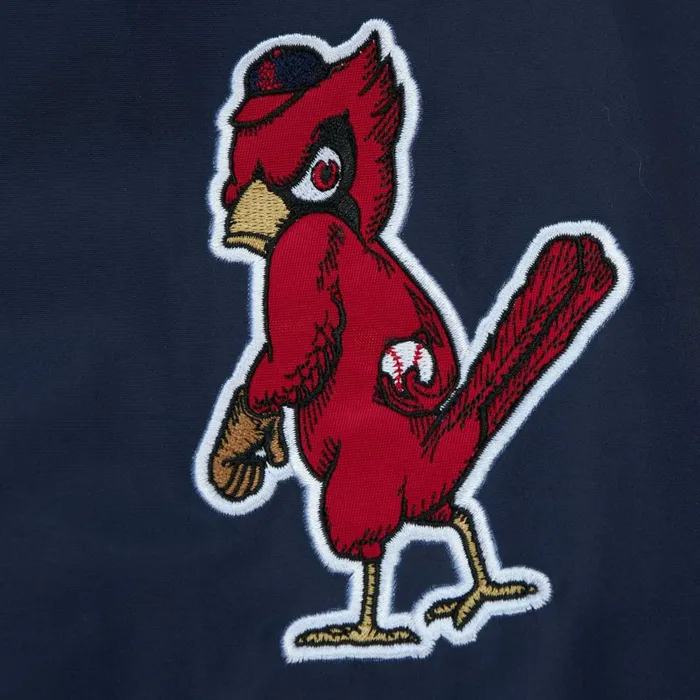 Men039s Jackets and Outerwear Mitchell and Ness Exploded Logo Warm Up Jacket St Louis Cardinals Men039s Jackets and Outerwear Mitchell and Ness Exploded Logo Warm Up Jacket St Louis Cardinals