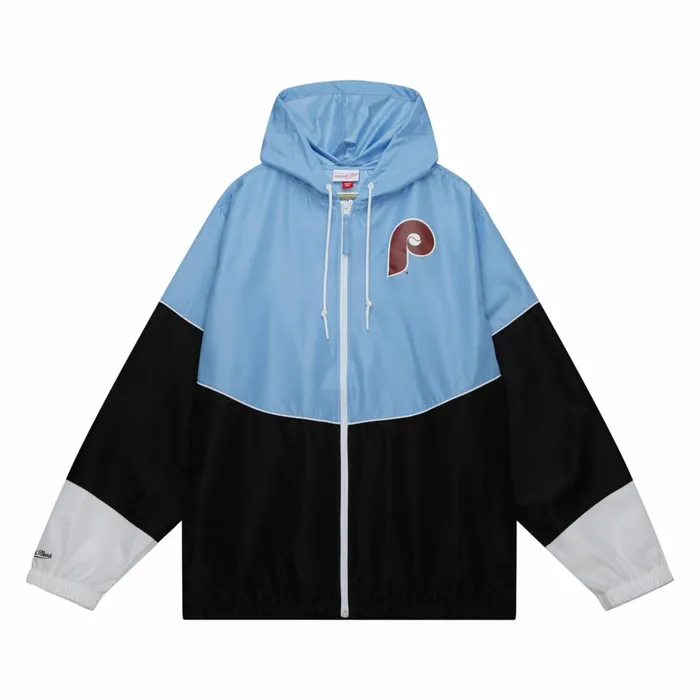 Men039s Jackets and Outerwear Mitchell and Ness Home Team Lightweight Windbreaker Philadelphia Phillies Men039s Jackets and Outerwear Mitchell and Ness Home Team Lightweight Windbreaker Philadelphia Phillies