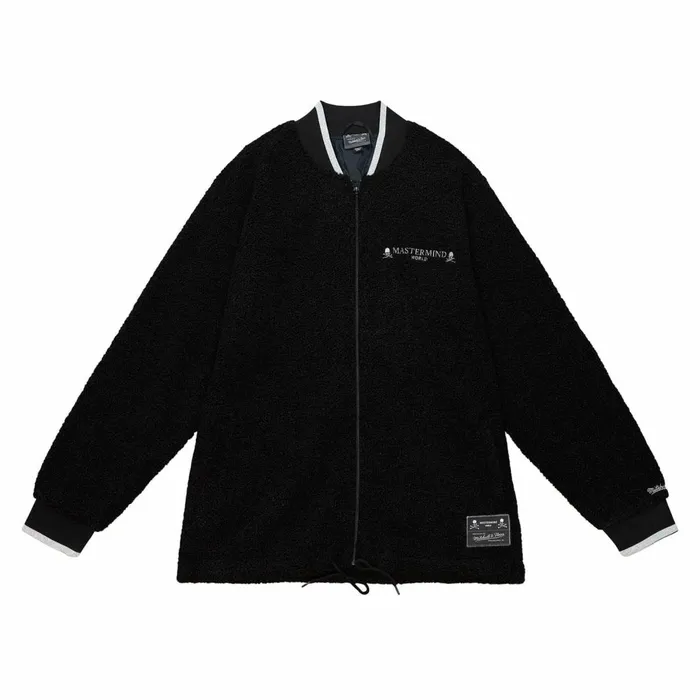 Men039s Jackets and Outerwear Mitchell and Ness MandN X Mastermind Sherpa Jacket Men039s Jackets and Outerwear Mitchell and Ness MandN X Mastermind Sherpa Jacket