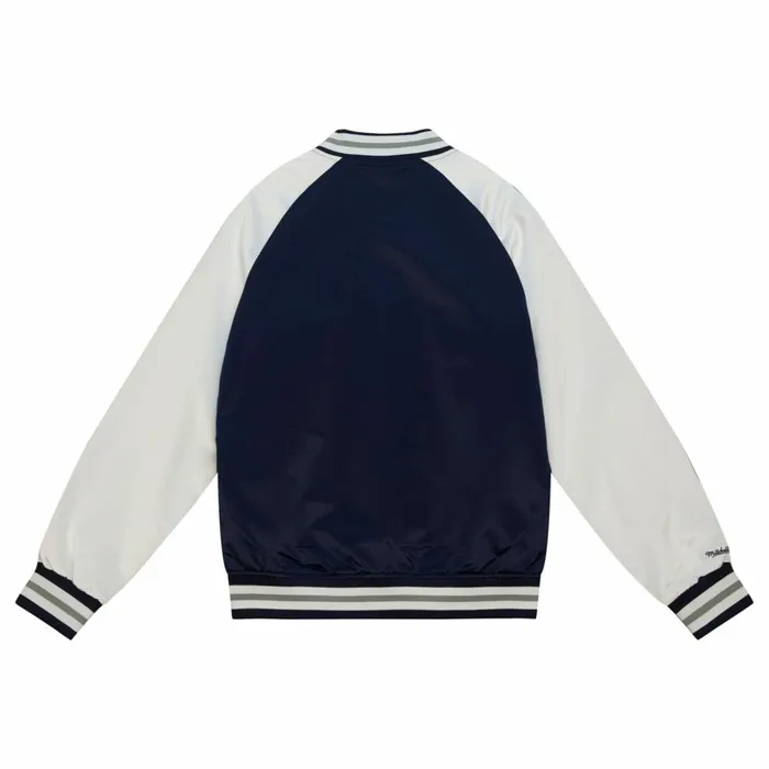 Men039s Jackets and Outerwear Mitchell and Ness Primetime Lightweight Satin Jacket New York Yankees